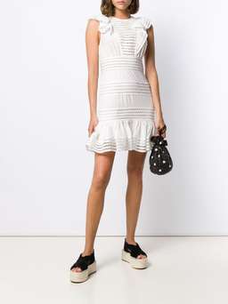 Zimmermann Verity Panelled Linear Dress White Size 2/ AU 12 for rent on The Volte - image 1