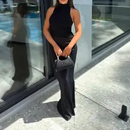 Henne Soraia Dress Black Size 8 for rent on The Volte - image 4