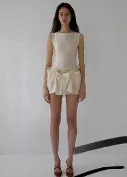 BUCI NY Heiress Dress In Cream Size 8 for rent on The Volte - image 1