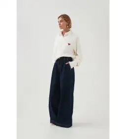 Aje Naia Cropped Cable Knit in Ivory Size for rent on The Volte - image 2