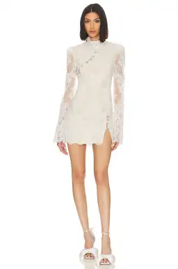 Stone Cold Fox Allure Dress Mini White Size AU 6 for rent on The Volte - image 1