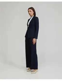 LYDIA WOOL STRETCH SUIT TROUSERS