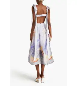 Zimmermann Candescent Bralette Gown Lavender Bird Size 2 AU 12 for rent on The Volte - image 4