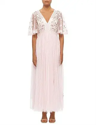 Needle and Thread Garland Ribbon Bodice Ankle Gown Size 16/L for rent on The Volte - main image