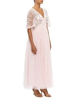 Needle and Thread Garland Ribbon Bodice Ankle Gown Size 16/L for rent on The Volte - main image