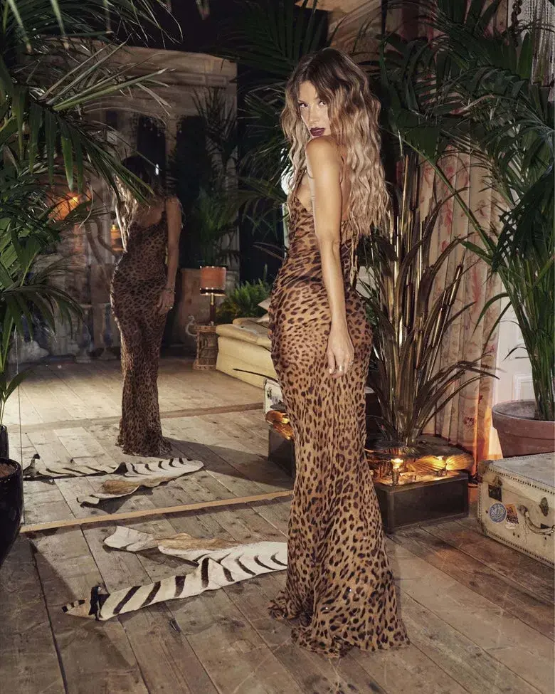 Rat & Boa Valentina Dress Print Size 8 for rent on The Volte - main image