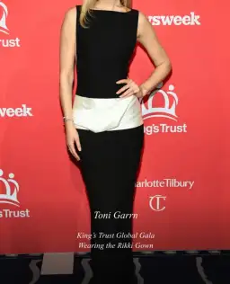 Rachel Gilbert Rikki Maxi Gown in Black/Ivory Size AU 10 for rent on The Volte - image 4