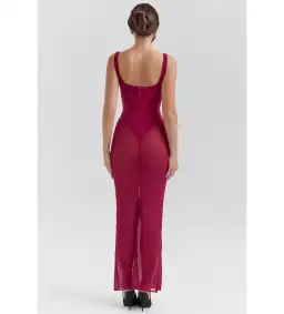 House of CB Robina Maxi Dress Wine Size 8 for rent on The Volte - image 7