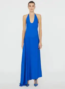 Christopher Esber Floating Split Dress Yves Blue Size 8 for rent on The Volte - image 1