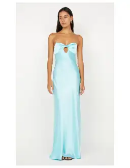 Bec and Bridge Cinder Twist Maxi Dress Turquoise Size 10 for rent on The Volte - image 1
