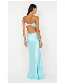 Bec and Bridge Cinder Twist Maxi Dress Turquoise Size 10 for rent on The Volte - image 5