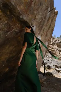 CLARET DRESS - MATILDA