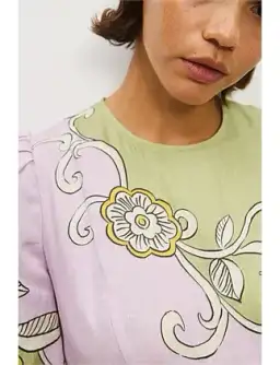 Alemais Sora Midi Dress Print Size 8 for rent on The Volte - image 5