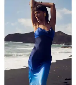 Rat & Boa Beliza Maxi Slip Dress Blue Size XS / Au 6-8 for rent on The Volte - image 1