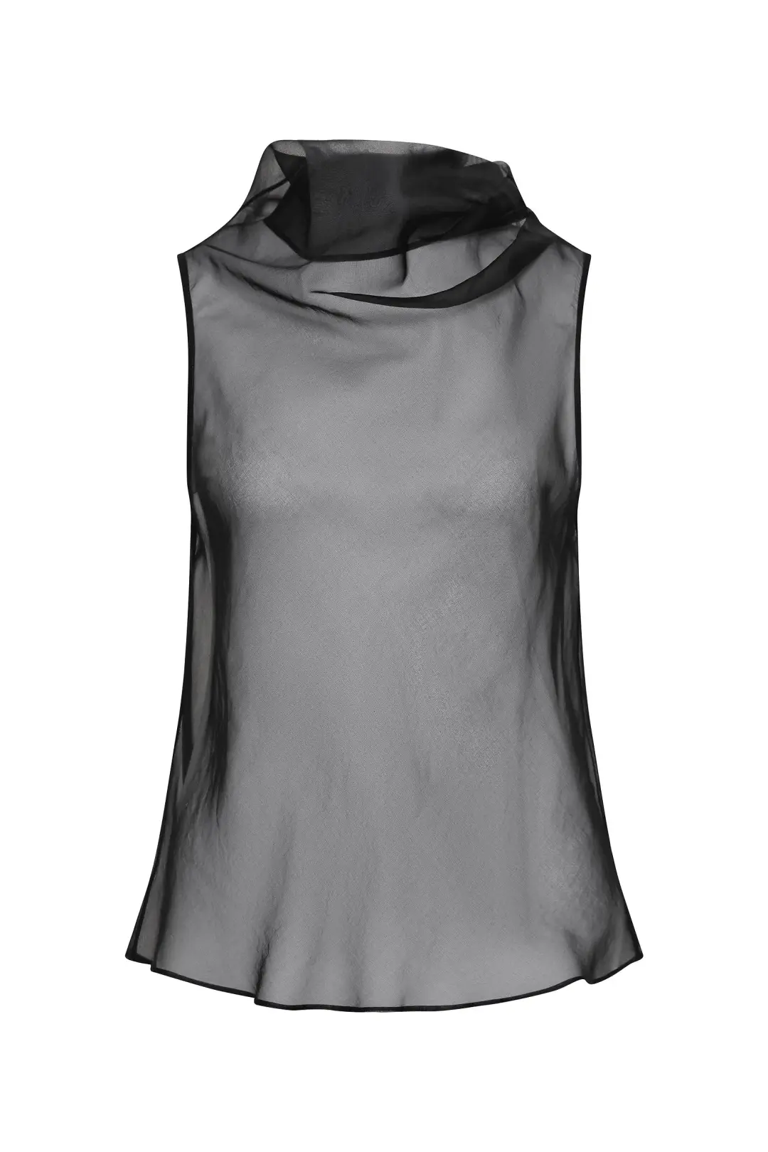 BIANCA SPENDER BLACK ORGANZA CEZANNE TOP SIZE 6/XS for rent on The Volte - main image