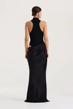 Henne Soraia Maxi Dress Black Size 8 for rent on The Volte - image 5