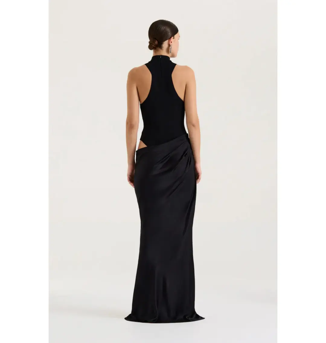 Henne Soraia Maxi Dress Black Size 10 for rent on The Volte - main image