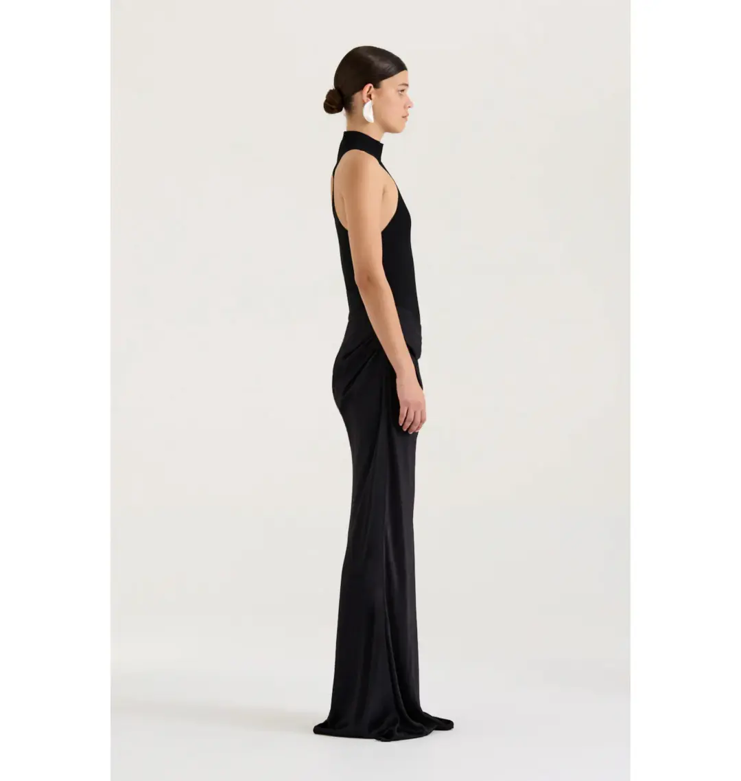 Henne Soraia Maxi Dress Black Size 10 for rent on The Volte - main image