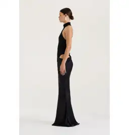 Henne Soraia Maxi Dress Black Size 10 for rent on The Volte - image 3