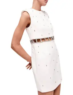Rachel Gilbert Aliyah Mini Dress White Size 14 for rent on The Volte - image 2