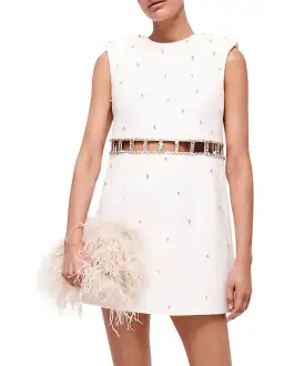 Rachel Gilbert Aliyah Mini Dress White Size 14 for rent on The Volte - image 1