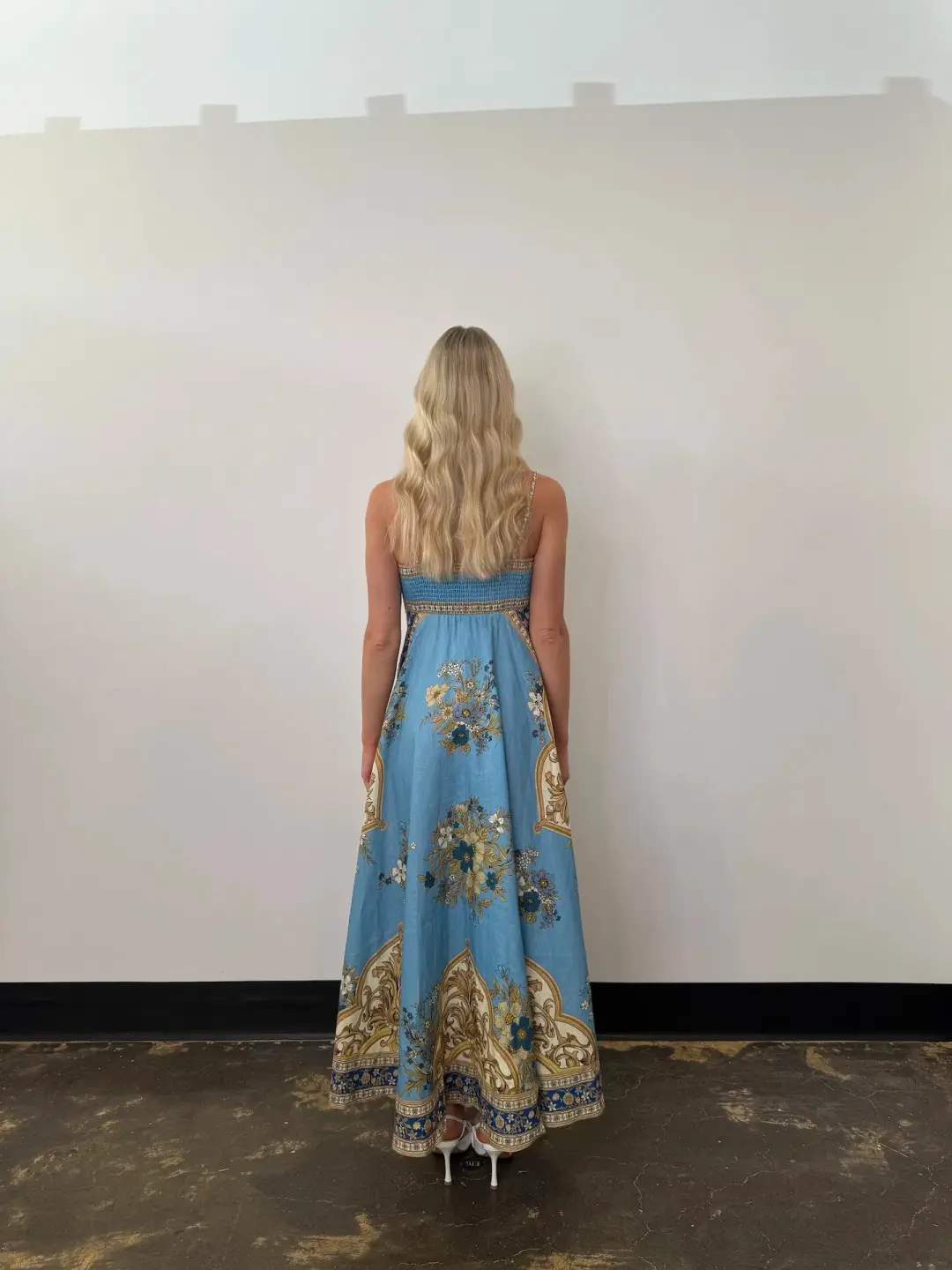 Alemais X La Sirena Exclusive Cassie Sundress Maxi Dress Print Size 10 for rent on The Volte - main image