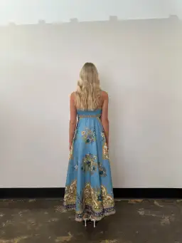 Alemais X La Sirena Exclusive Cassie Sundress Maxi Dress Print Size 10 for rent on The Volte - image 4