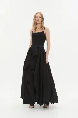 Aje Alani Maxi Gown Black Size 8
