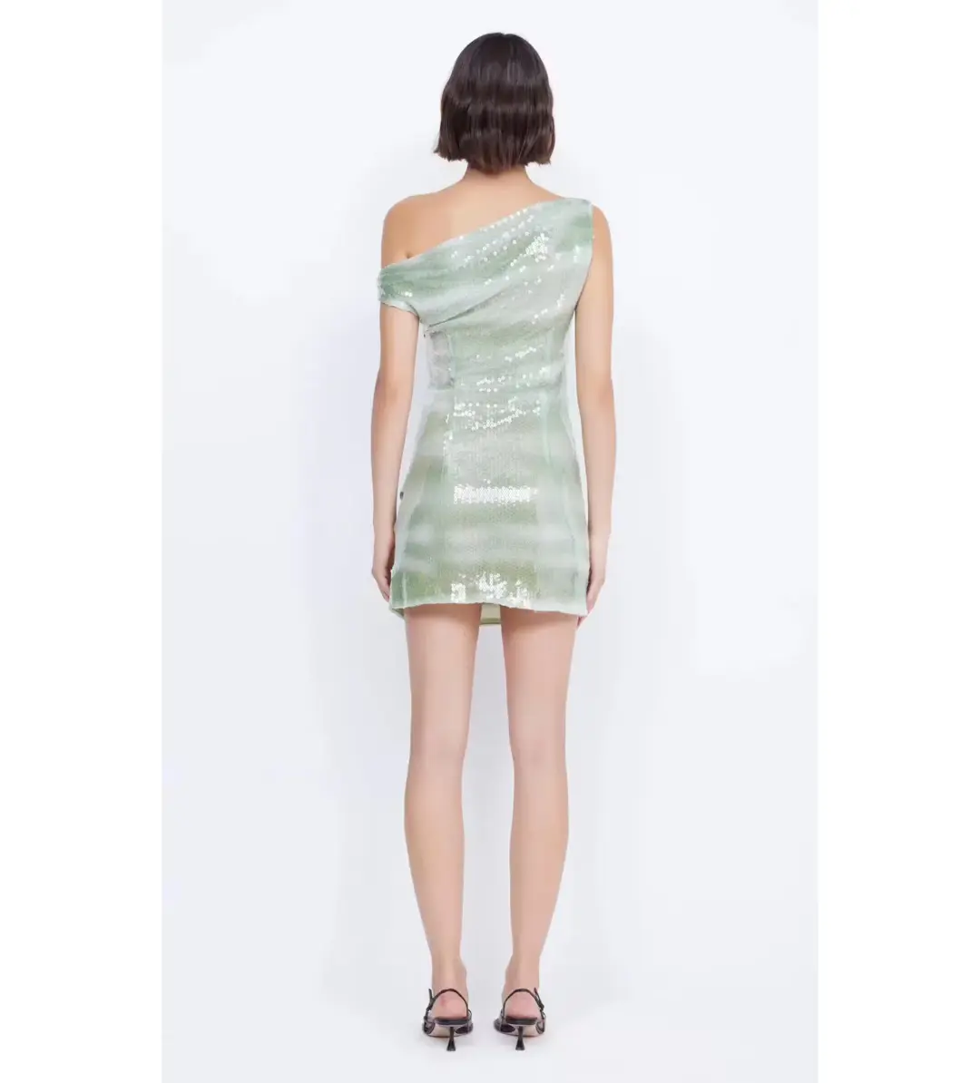Bec & Bridge Brydie Asym Mini Dress Mint Ombré Size Small /AU 8 for rent on The Volte - main image