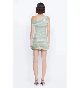 Bec & Bridge Brydie Asym Mini Dress Mint Ombré Size Small /AU 8 for rent on The Volte - image 6