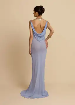 Arcina Ori Jordana Maxi Dress in Blue Size S / AU 8 for rent on The Volte - image 4