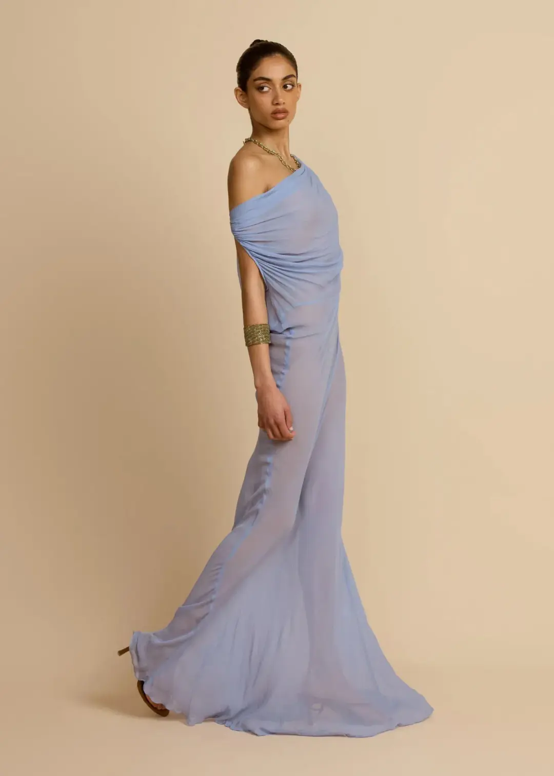 Arcina Ori Jordana Maxi Dress in Blue Size S / AU 8 for rent on The Volte - main image