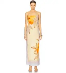 Sir The Label Serene Slip Maxi Dress in Sequoia Floral Size 0 / AU 6