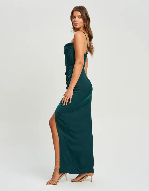 Chancery Lyra Midi Dress Green Size AU 10 for rent on The Volte - main image