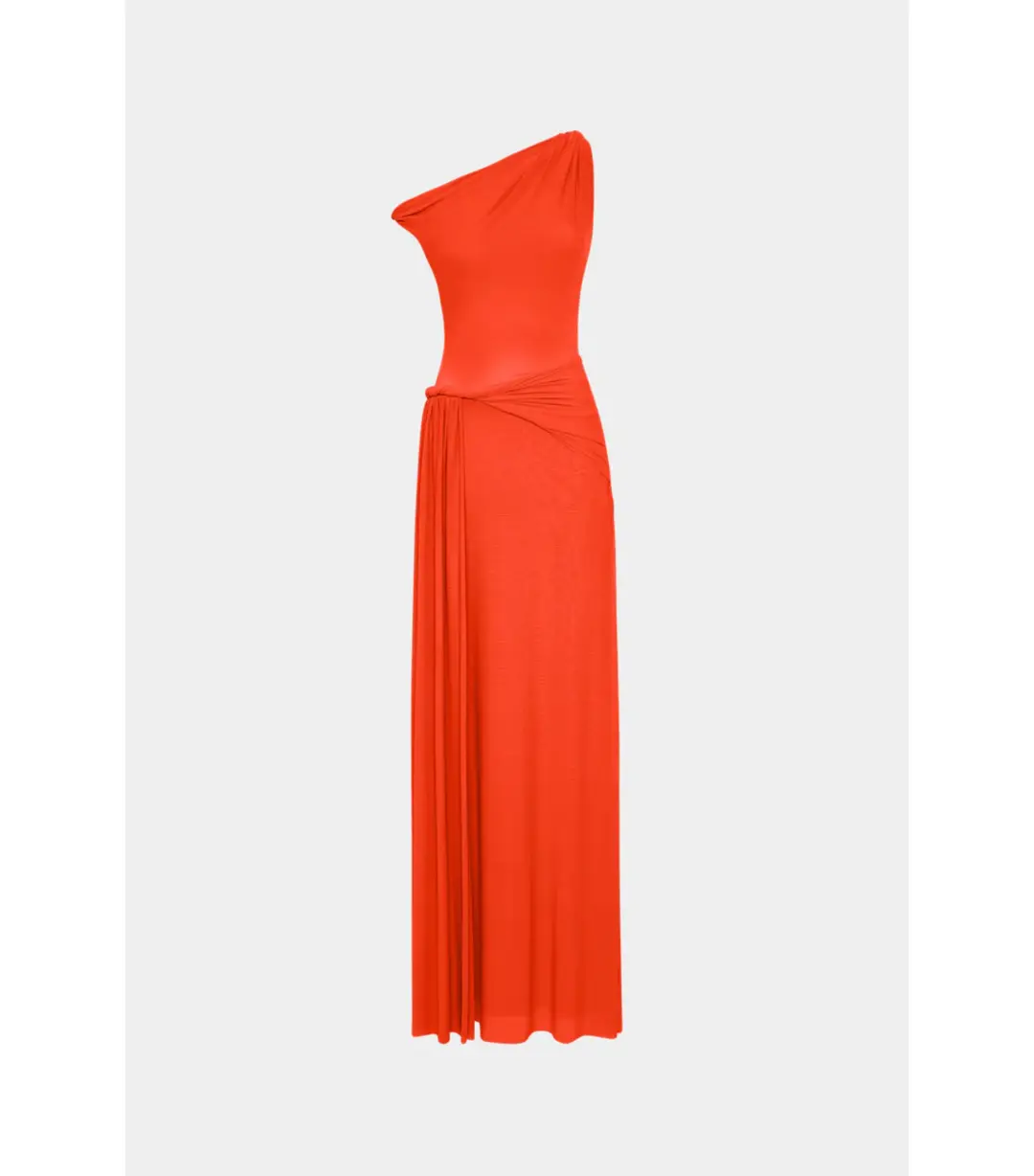 Misha Sisal Mesh Maxi Dress Chilli Red Size M / AU 10 for rent on The Volte - main image