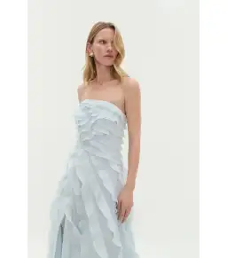 Aje Allairie Maxi Gown Pastel Blue Size AU 10 for rent on The Volte - image 4