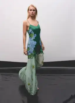 Antipodean Runaway Star Drop Waist Gown Size AU 8