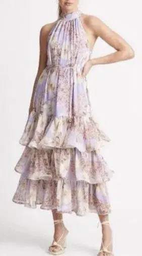 Sheike Eve Floral Dress Lilac Size 10 for rent on The Volte - main image