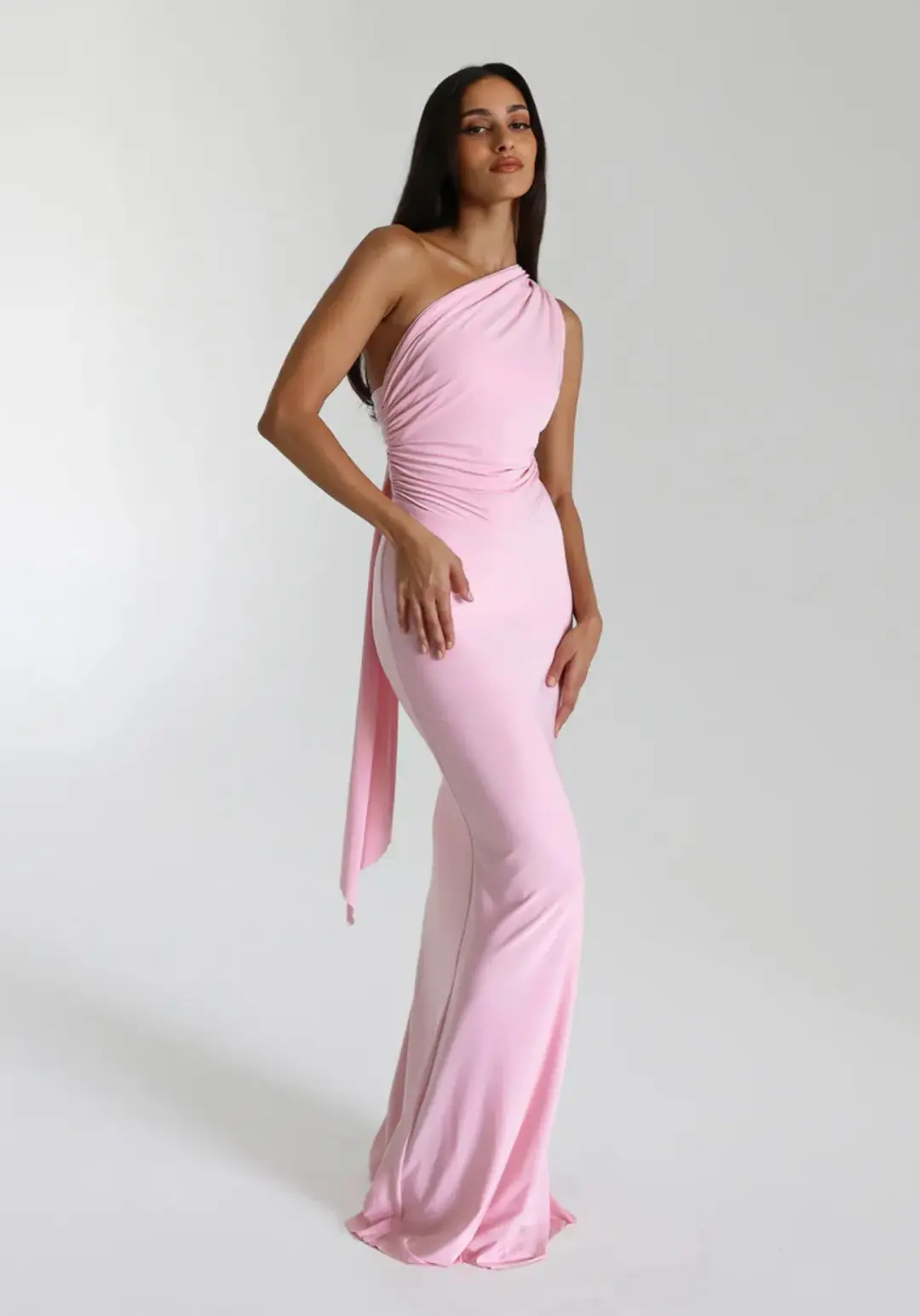 Natalie Rolt Fabienne Dress Pink Size 8 for rent on The Volte - main image
