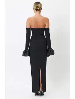 Bianca and Bridgett Adrianna Maxi Dress Black Size 10/L for rent on The Volte - image 2