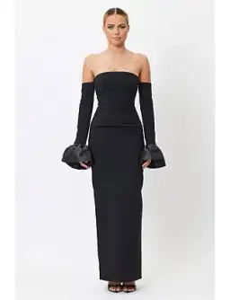 Bianca and Bridgett Adrianna Maxi Dress Black Size 12/XL for rent on The Volte - image 2