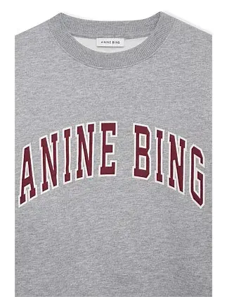 Anine Bing SPENCER CREWNECK SWEATSHIRT Size 8/XS for rent on The Volte - main image