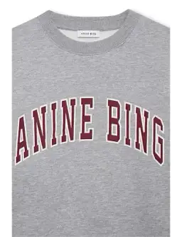 Anine Bing SPENCER CREWNECK SWEATSHIRT Size 8/XS for rent on The Volte - image 9