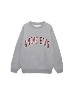 Anine Bing SPENCER CREWNECK SWEATSHIRT Size 8/XS for rent on The Volte - image 8