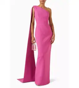 Rachel Gilbert Clara Gown Hot Pink Size 3 AU 12 for rent on The Volte - image 2