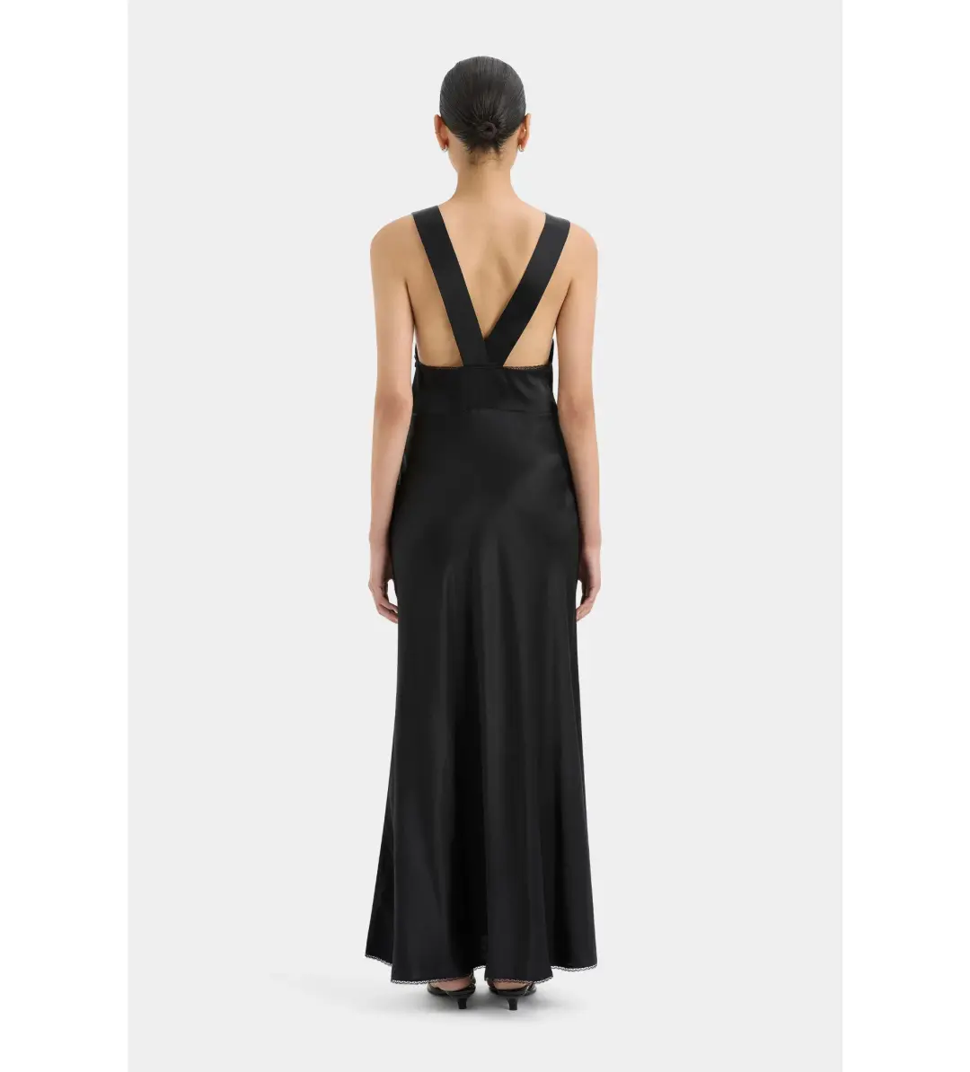 Sir the Label Aries Cut Out Gown Black Size 1 AU 8 for rent on The Volte - main image