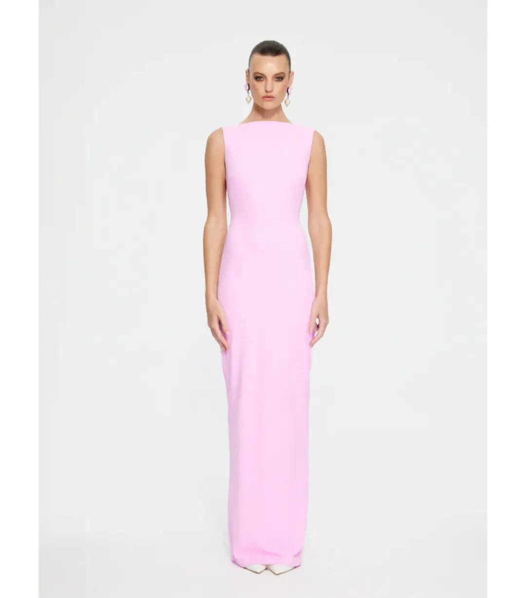 Effie Kats Verona Maxi Gown Taffy Pink Size S / AU 8 for rent on The Volte - main image