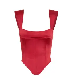 I am Delilah Valerie Corset and Skirt Set in Cherry Size XS / AU 6 for rent on The Volte - image 4