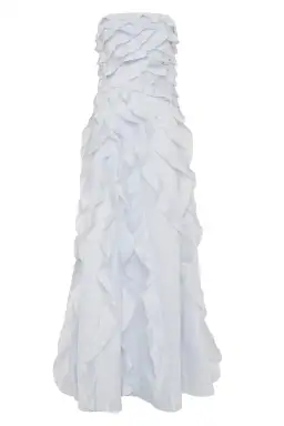 Aje Allaire Maxi Gown Pastel Blue Size 12 for rent on The Volte - image 4