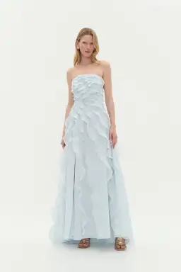 Aje Allaire Maxi Gown Pastel Blue Size 12 for rent on The Volte - image 1
